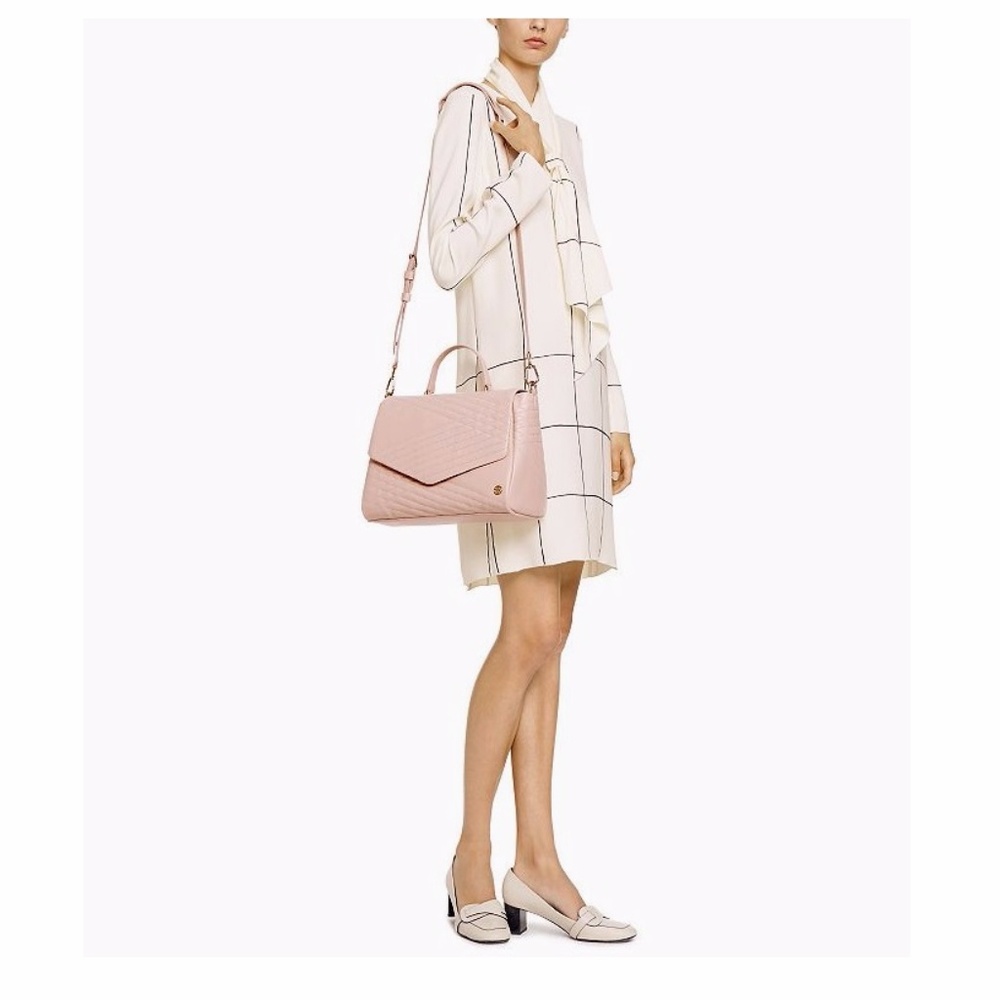 NWT Tory Burch 797 Quilted Satchel - Picture 8 of 8